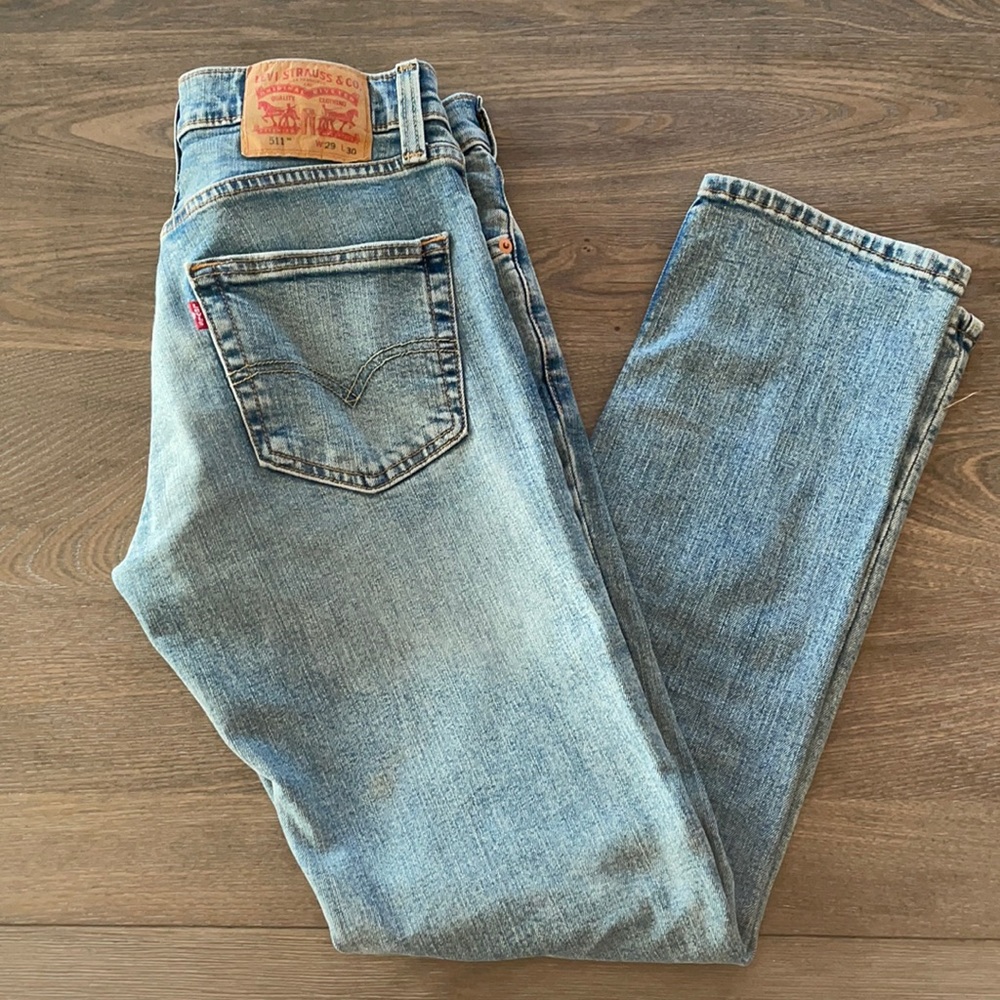 Baby Blue Levi 511 Men’s Jeans
